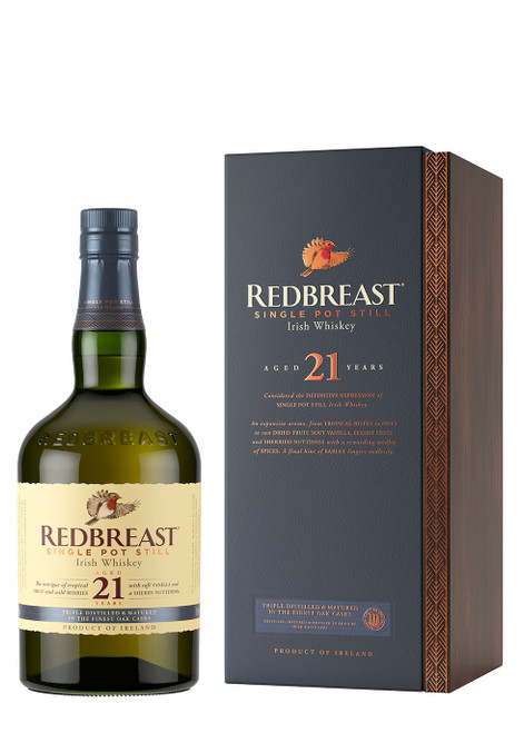 REDBREAST-21 Year Old Single Pot Still Whiskey