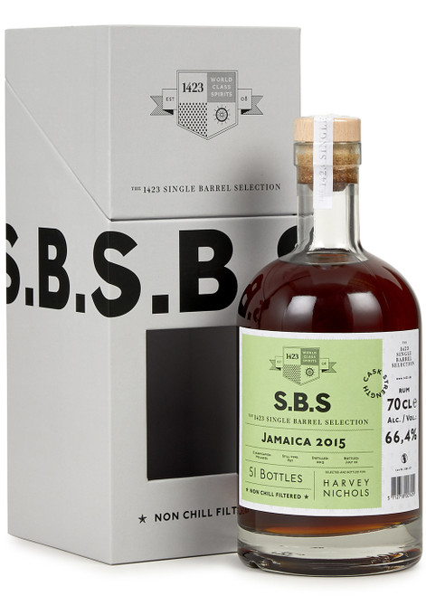 1423 SINGLE BARREL SELECTION-Harvey Nichols x S.B.S Jamaica 2015 Experimental Cask Series Rum