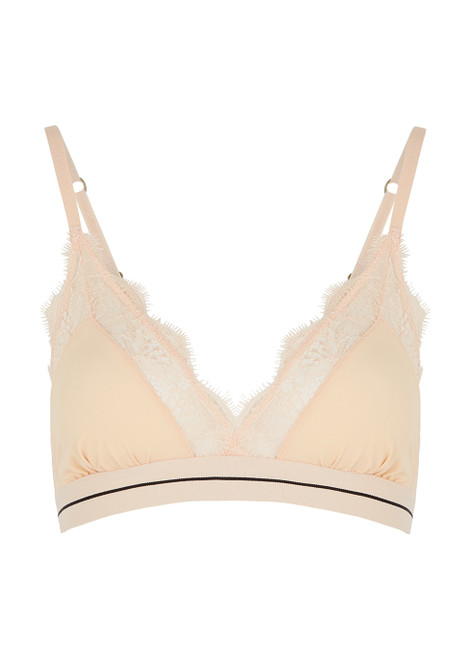 LOVE STORIES-Love Lace almond soft-cup bra