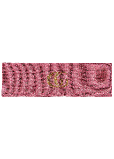 GUCCI-Metallic knitted headband	