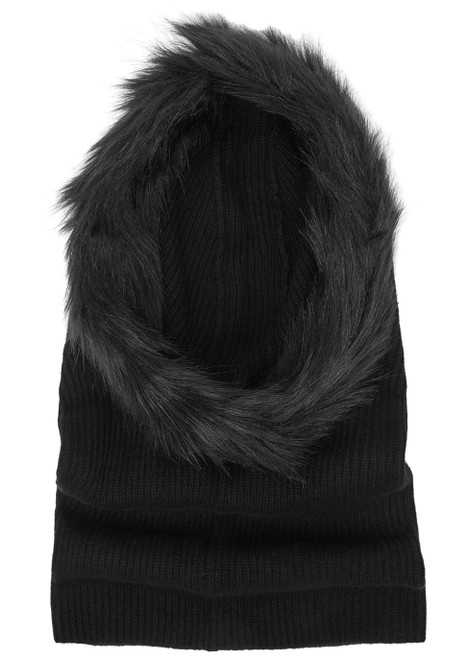 EUGENIA KIM-Paulina faux fur-trimmed cashmere hood	