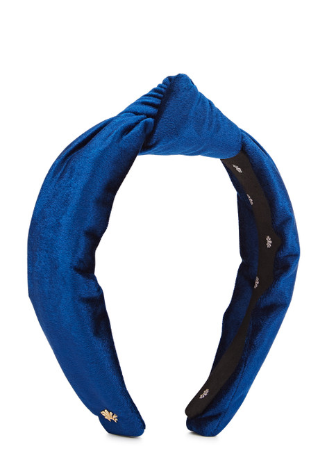 LELE SADOUGHI-Blue velvet headband