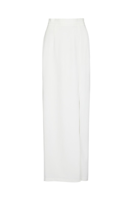 ADRIANNA PAPELL-Crepe column skirt