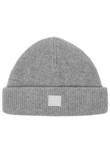 ACNE STUDIOS-Kansy black wool-blend beanie