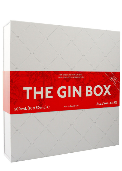 WORLD GIN TOUR-The Gin Box 10 x 50ml - Red Edition