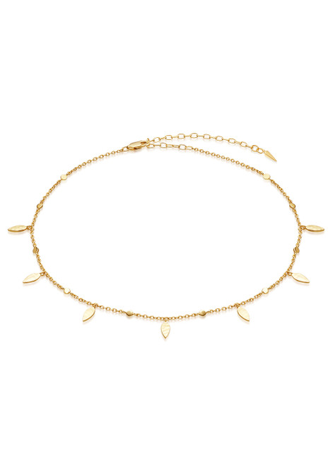 MISSOMA-Leaf 18kt gold vermeil choker