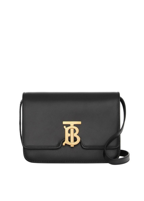 BURBERRY-Small leather TB bag