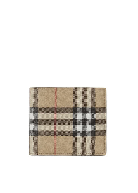 BURBERRY-Vintage check bifold wallet