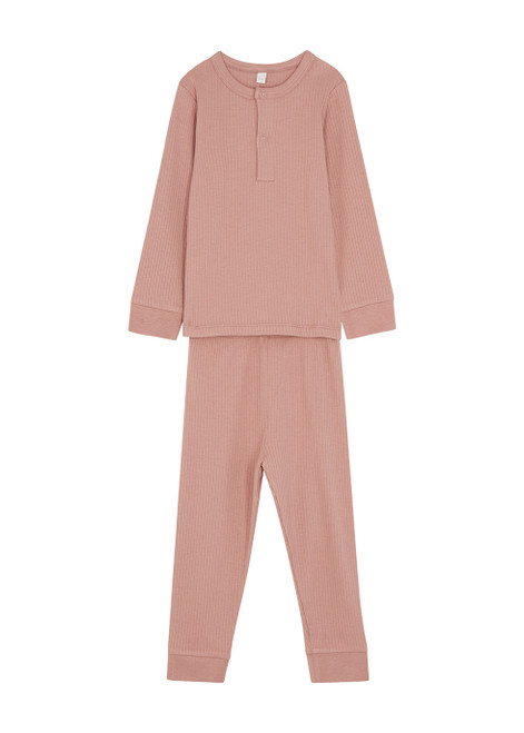 MORI-Ribbed jersey pyjama set