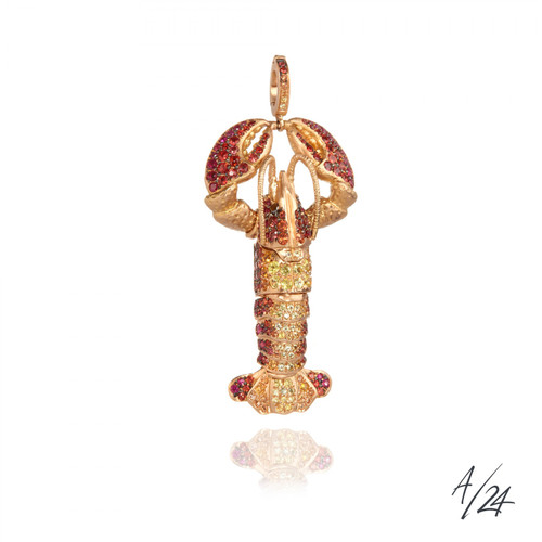 ANNOUSHKA-Mythology lobster amulet