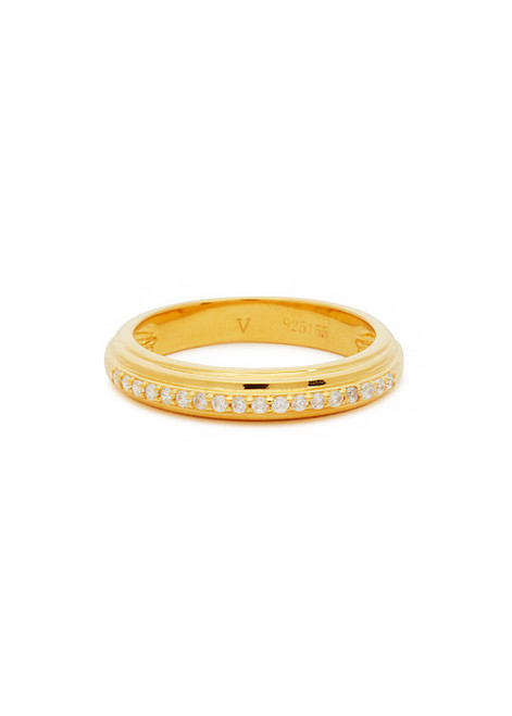 V BY LAURA VANN-Neve 18kt gold-plated ring