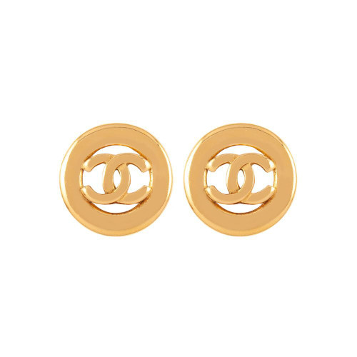 SUSAN CAPLAN VINTAGE-1980s vintage chanel open work clip-on earrings