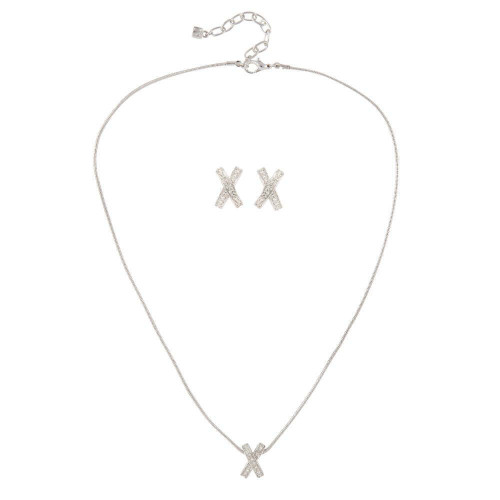 SUSAN CAPLAN VINTAGE-1990s nina ricci earring and necklace set