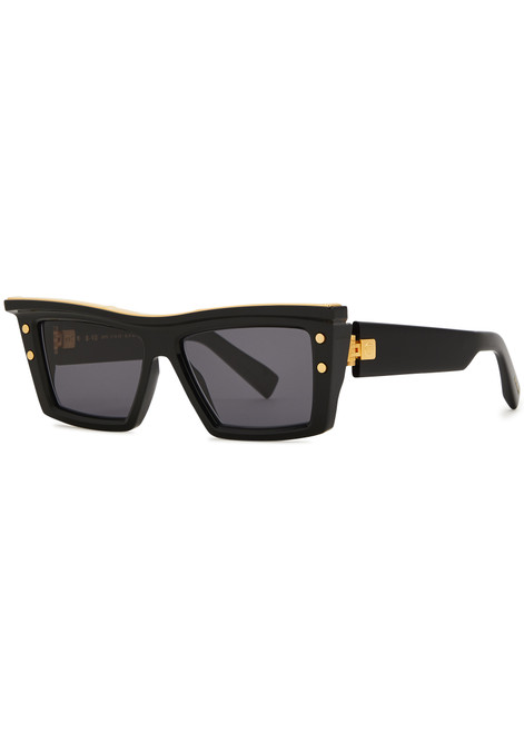 BALMAIN-B-VII rectangle-frame sunglasses