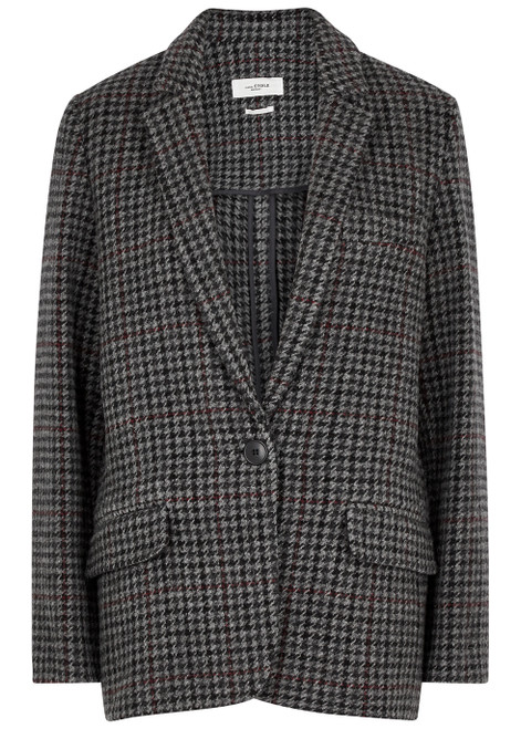 ISABEL MARANT ÉTOILE-Charly houndstooth wool blazer