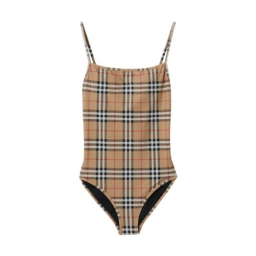 BURBERRY-Check swimsuit
