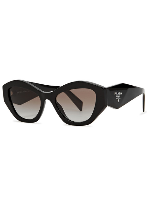 PRADA-Tortoiseshell cat-eye sunglasses