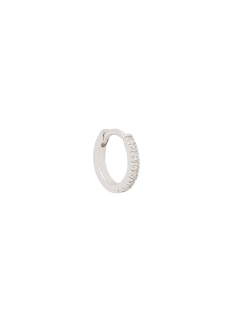 ROSIE FORTESCUE-Sterling silver single hoop earring