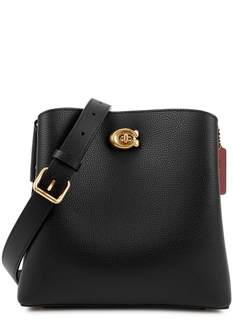 COACH-Willow leather bucket bag