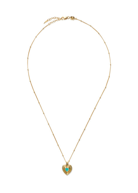MISSOMA-Good Vibe 18kt gold-plated heart necklace