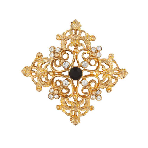 SUSAN CAPLAN VINTAGE-1980s vintage victorian revival brooch