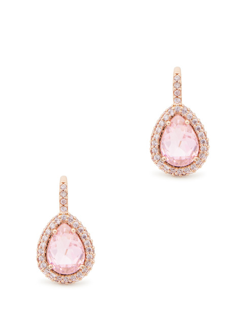 KATE SPADE NEW YORK-Halo crystal-embellished drop earrings 