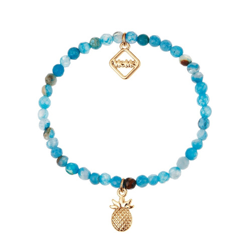 MEME LONDON-Fluorescent queen of fruits bracelet - gold