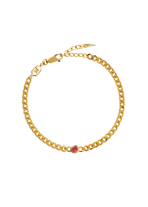 MISSOMA-October Birthstone 18kt gold vermeil bracelet