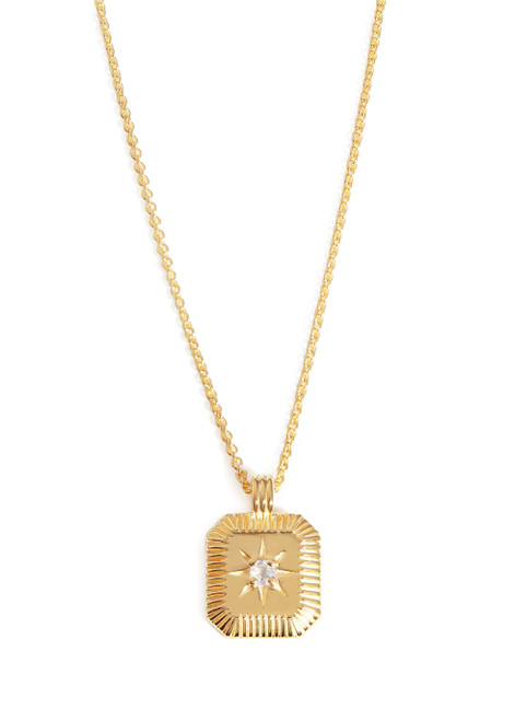 MISSOMA-June Birthstone 18kt gold-plated necklace