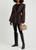JONATHAN SIMKHAI-Rowen brown fringed wool-blend jacket