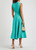 EMILIA WICKSTEAD-Meryl turquoise textured midi dress