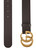 GUCCI-GG leather belt