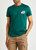 MONCLER-Green logo cotton T-shirt