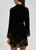 RIXO-Iris velvet wrap mini dress