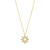 DINNY HALL-14k gold diamond jasmine flower pendant