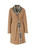 BURBERRY-Reversible check wool coat
