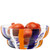LSA INTERNATIONAL-Folk bowl Ã¸24cm blue-orange-white