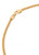 TOM WOOD-Curb M gold-plated chain necklace