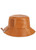 LOEWE-Brown logo leather bucket hat