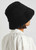 LACK OF COLOR-Teddy black fleece bucket hat	
