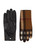 BURBERRY-Cashmere-lined exaggerated check wool and leather gloves