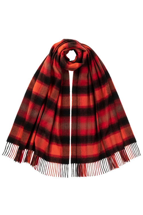 小物 70s JOHNSTONS OF ELGIN PLAID MUFFLER 小物 70s JOHNSTONS OF ELGIN PLAID MUFFLER Johnstons of Elgin