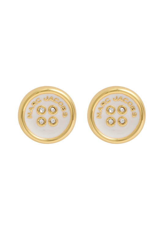 ピアス MARC JACOBS \"BUTTON STUD\" EARRINGS Marc Jacobs Button Earrings | Gold | FARFETCH