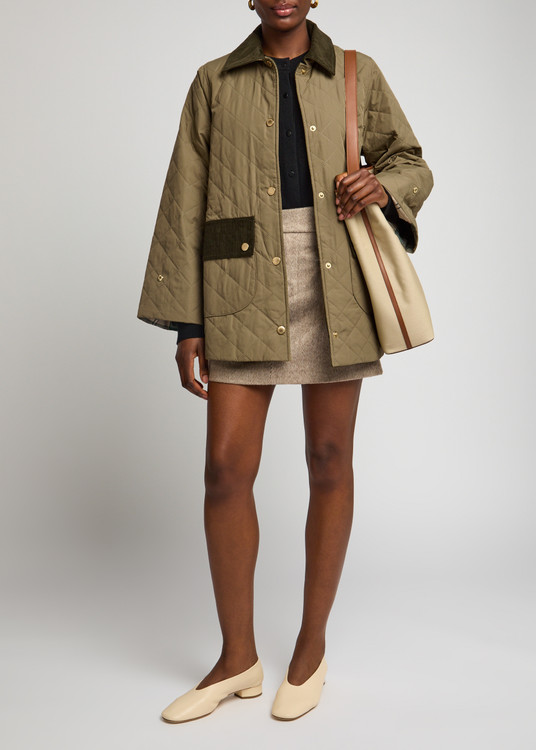 BARBOUR Deveron quilted shell jacket | Harvey Nichols BARBOUR Deveron quilted shell jacket | Harvey Nichols