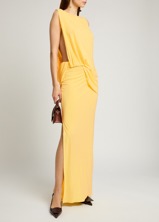 ワンピース JACQUEMUS LA ROBE NORMA DRESS JACQUEMUS La Robe Norma chiffon maxi dress | Harvey Nichols