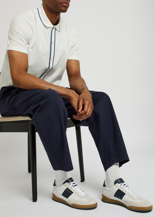 Dover panelled leather sneakers