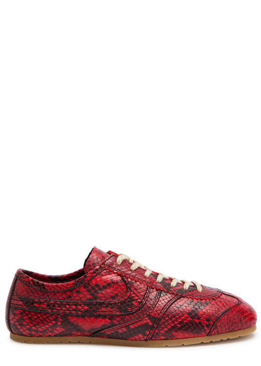DRIES VAN NOTEN パネル ロートップ スニーカー DRIES VAN NOTEN Dustin panelled mesh sneakers | Harvey Nichols