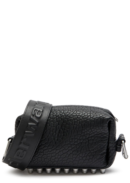 ショルダーバッグ・ポシェット Alexander Wang Black Leather Large Pike Shoulder Bag ALEXANDER WANG Pike large leather shoulder bag | Harvey Nichols