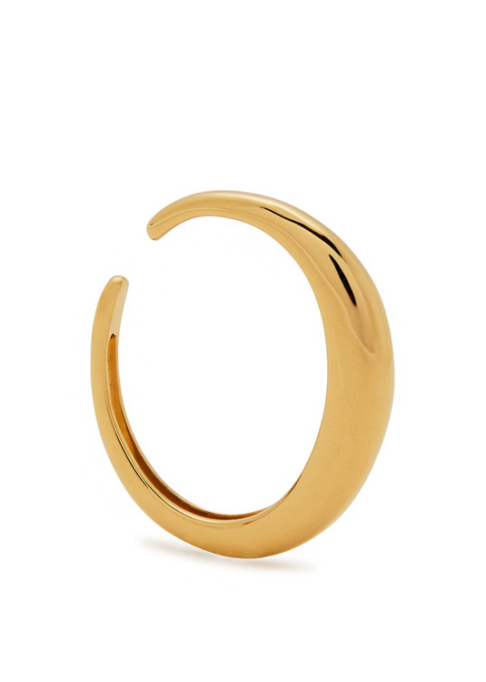 Figure sterling silver hoop earrings