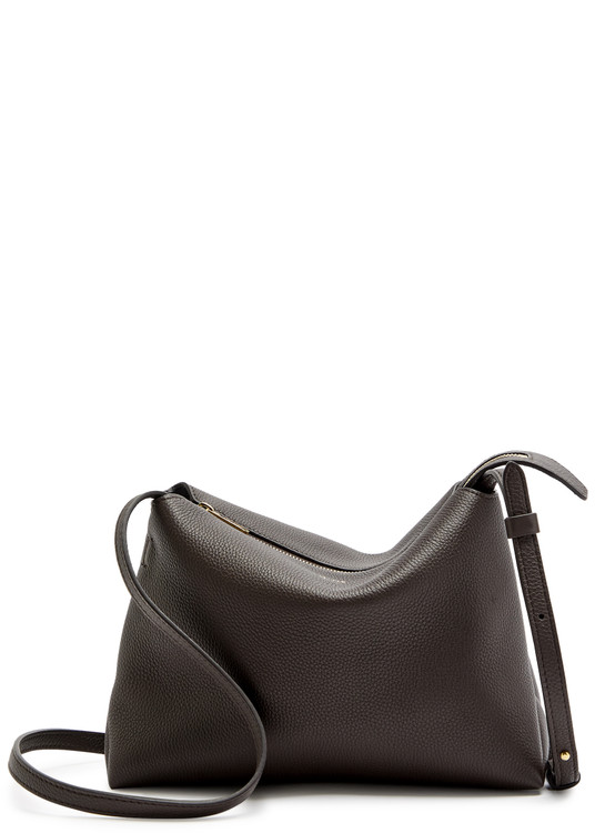 KHAITE Lina python-effect leather cross-body bag | Harvey